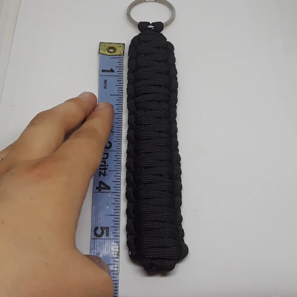 double layer 550 paracord keychain